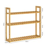 thumbnail of Casaria Standregal Wandregal Bad Holz Bambus 3 Etagen
