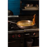 thumbnail of Sauteuse pour cuisinière à gaz et électrique, 32 cm, aluminium, poignée en métal, épaisseur 1,5-2 mm, fabriquée en Italie