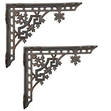 thumbnail of Regalwinkel 23 x 27 cm Wandwinkel Winkel Wandhalter Regalträger Set Gusseisen Antik Stil