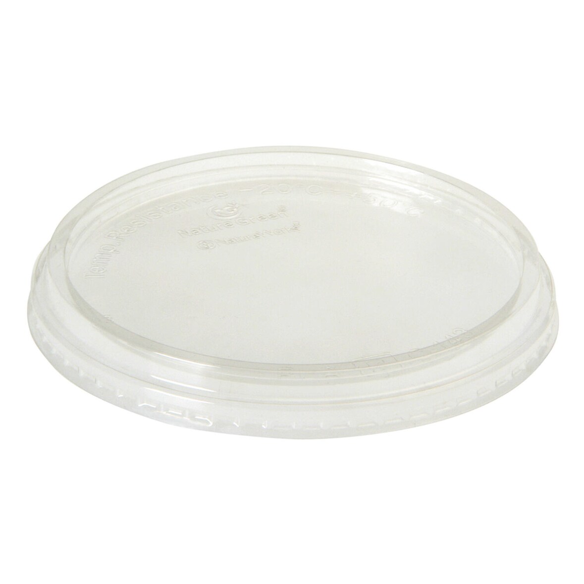 50x BIO Deckel transparent passend zu Salatschalen 700 ml O 14,5cm aus PLA