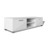 thumbnail of Helloshop26 - Hoogglanzende praktische witte tv-standaard/dressoir van 120 cm 2502039