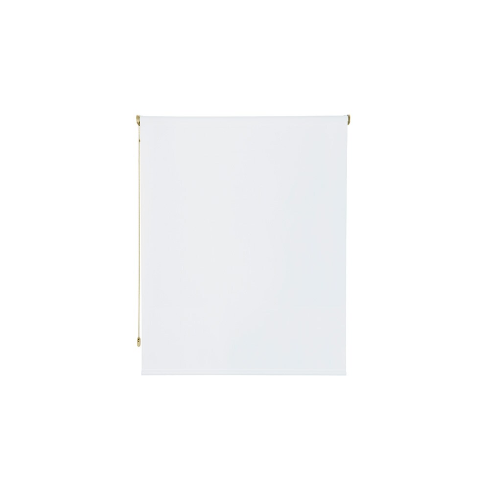 Rocada cortina enrollable 100cm largo x 200cm alto  - cortina color blanco con mecánico beige