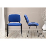 thumbnail of Cadeira de visitante Ken azul