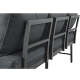 thumbnail of Merax Modulares Gartenlounge-Set für 5 Personen, Gartenmöbel Balkonset Sitzgruppe(3-tlg), inkl. Kissen, wetterfeste Loungemöbel, Grau