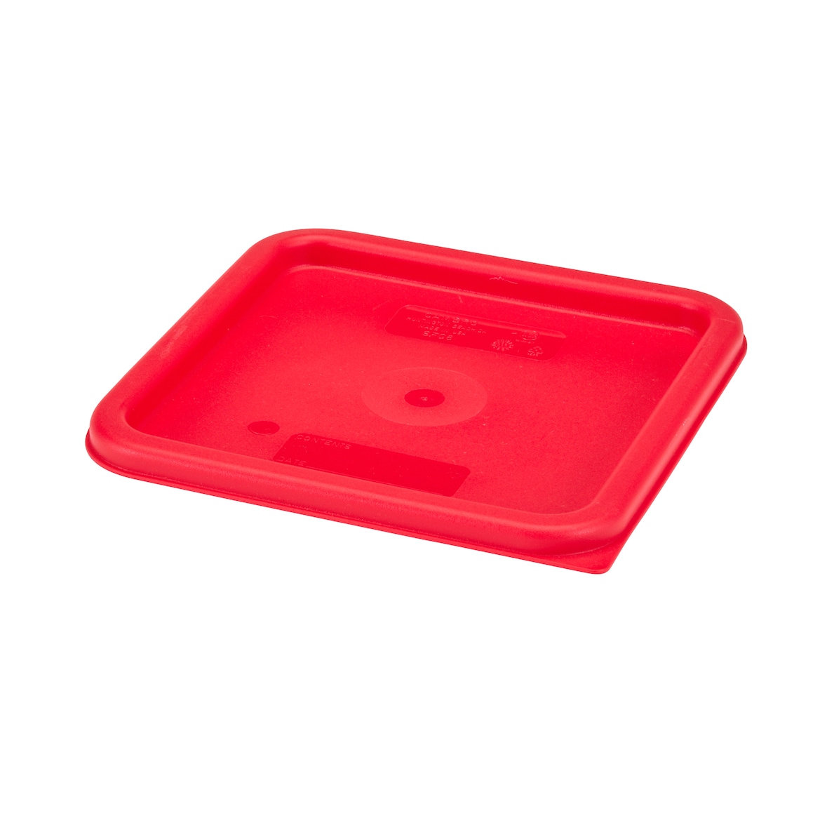 CAMBRO - SFC6-451 - TAPA para recipientes cuadrados (no incluidos) de 5,7 l. y 7,6 l. - 21,5 x 21,5 cm - Color Rosa invierno