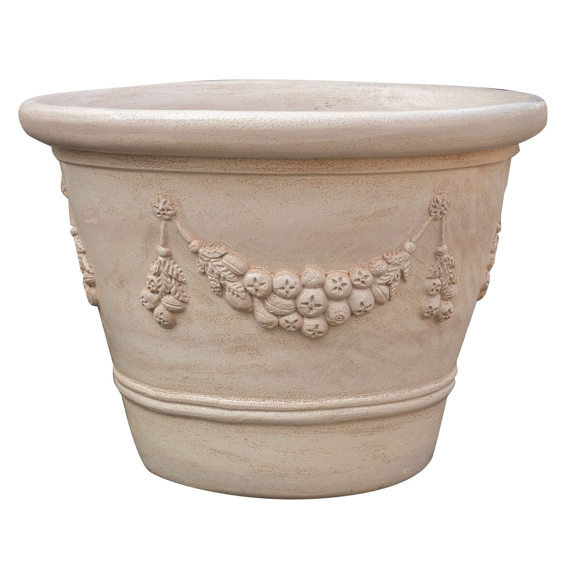 Vaso in Terracotta smaltato 100% Made in Italy interamente Lavorata a Mano diametro 103 cm altezza 75 cm Fatto a Mano Perfetto per Interni Design