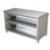 thumbnail of Tavolo 80x60x85 acciaio inox 304 su fianchi ripiano cucina ristorante RS8171