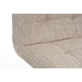 thumbnail of Tabouret de bar Lincoln revêtement tissu Crème