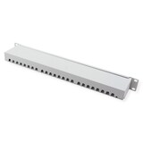 thumbnail of VALUE Cat.6A (Class EA) 19-Zoll-Patchpanel, 24 P, geschirmt, grau