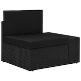 thumbnail of vidaXL 3-delige Loungeset poly rattan zwart