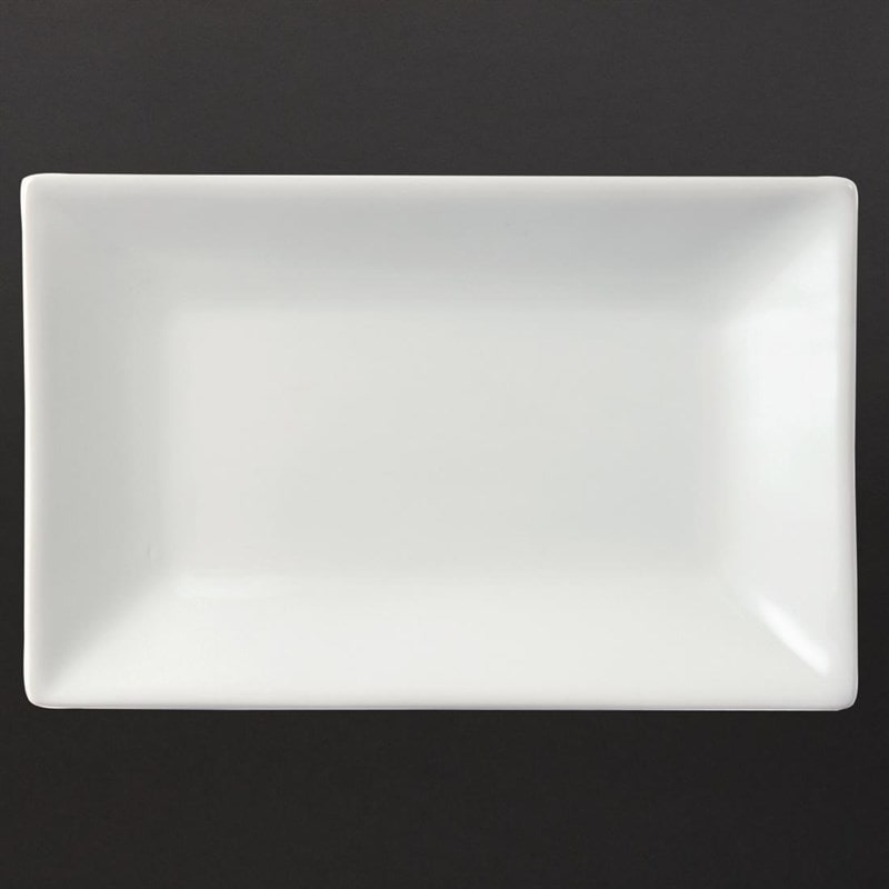 Olympia Whiteware rechthoekige serveerschalen 20x13cm