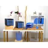 thumbnail of Exacompta 18279D 6x MAG-CUBE tijdschriftenhouder, Iderama, ijsblauw