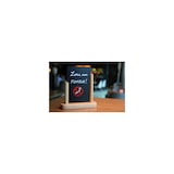 thumbnail of Securit® Tafelbord 'Elegant' A6 - Gelakt teak houten afwerking