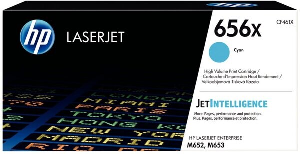 hp Toner Cartigde 656X cyan für Color LaserJet Enterprise M652n
