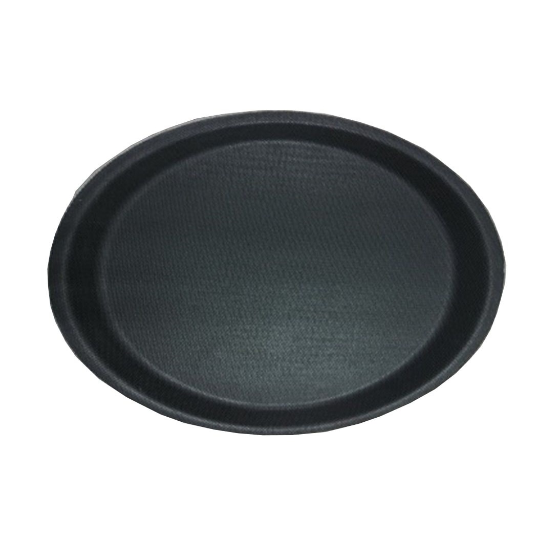 METRO PROFESSIONAL Dienblad, glasvezel, 26.5 x 20 x 1.38 cm, ovaal, zwart