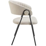 thumbnail of Armlehnstuhl Bedano, gepolstert, Webstoff, 150 kg  6er Setgreige