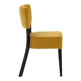 thumbnail of Gastrostuhl Lagos – Velour-Bezug | Gelb, montiert, FAMEG