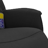 thumbnail of vidaXL Massagesessel mit Fußteil Schwarz Stoff