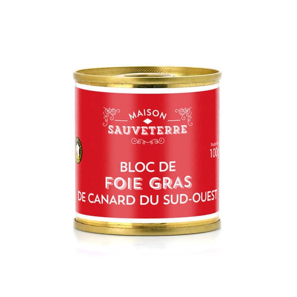 Bloc de foie gras de Canard IGP Sud Ouest Boîte de 100g Maison Sauveterre