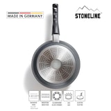 thumbnail of STONELINE® Bratpfanne 24 cm, Made in Germany mit abnehmbarem Griff, Induktion und antihaftbeschichtet