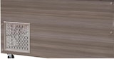 thumbnail of Skyrainbow SNACK-Line, Kalte Theke, 6x GN1/1, Granit rosa-grau, 223x82x85.5 Glasaufbau Klarglas schwarzer Rand, ohne Zwischenablage H=396mm