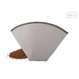 thumbnail of Karl Weis Kaffeedauerfilter faltbar Gr. 2, Edelstahl