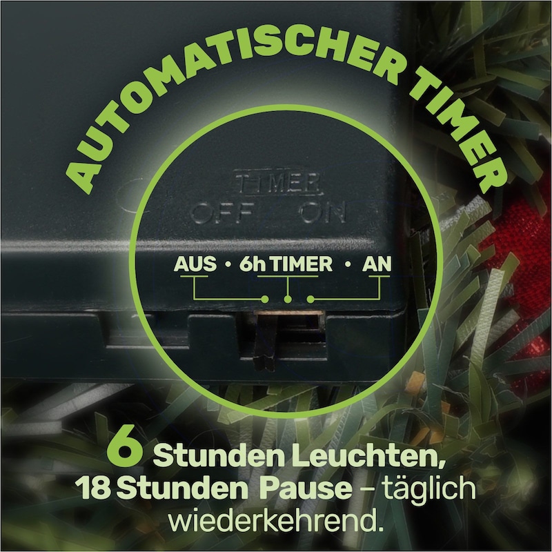 Ein automatischer Timer für Lichterketten.