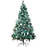 thumbnail of tectake Árvore de Natal artificial com pinhas suporte de metal 180 cm  Verde