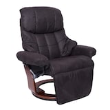 thumbnail of MCA Relaxsessel Calgary 2, Fernsehsessel Sessel, Stoff/Textil 150kg belastbar ~ braun-schwarz, Walnuss-Optik
