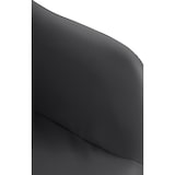thumbnail of Barhocker Natoma Kunstleder schwarz/Metall in Chromoptik