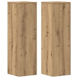 thumbnail of vidaXL Plantenstandaards 2 st 25x25x80 cm hout artisanaal eikenkleurig