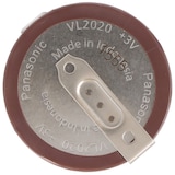thumbnail of Panasonic VL2020-1HF Knopfzelle Vanadium-Lithium Akku aufladbar, mit Print Lötfahne