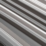 thumbnail of Bettwäsche 155x220 cm Set Braun Gestreift Streifen Baumwolle Wendeseite Pflegeleicht mit Reißverschluss