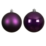 thumbnail of 16 Weihnachtskugeln Kunststoff 4cm klein & bruchsicher Christbaumkugeln Weihnachtsbaumkugeln Christbaumschmuck Weihnachtsbaumschmuck Uni Feige