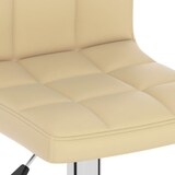 thumbnail of vidaXL Barhocker Creme Kunstleder