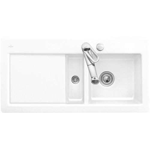 Subway 60 Spüle Becken rechts Handbetätigung 1000 x 510 mm Snow W