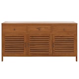 thumbnail of Teak-Badezimmerkommode HWC-M90, Badschrank Waschtisch, hochwertiges B-Grade-Teak (Kernholz, 20-30 Jahre), 81x155x50cm