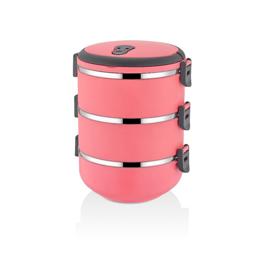 Hermia Concept, Çeğen- DYN1109, rot, Vorratsdosen, 100% Edelstahl