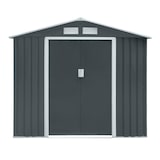 thumbnail of HATTORO S100 Metall Gerätehaus XL Geräteschuppen Garten Schuppen Gartenhaus Grau