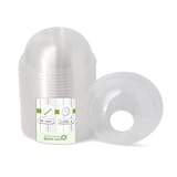 thumbnail of greenbox - PLA-Domdeckel Ø 95 mm, Halmloch, 2000 St.