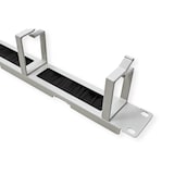 thumbnail of ROLINE 19-inch rangeerpaneel 1 U, met borstelstrook 44x60mm grijs