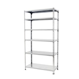thumbnail of SimonRack Metalen stelling, 2500x800x300 mm, 6 niveaus, metalen legbord, 180 kg buigpunt, Galvaniseerd - Simonclick