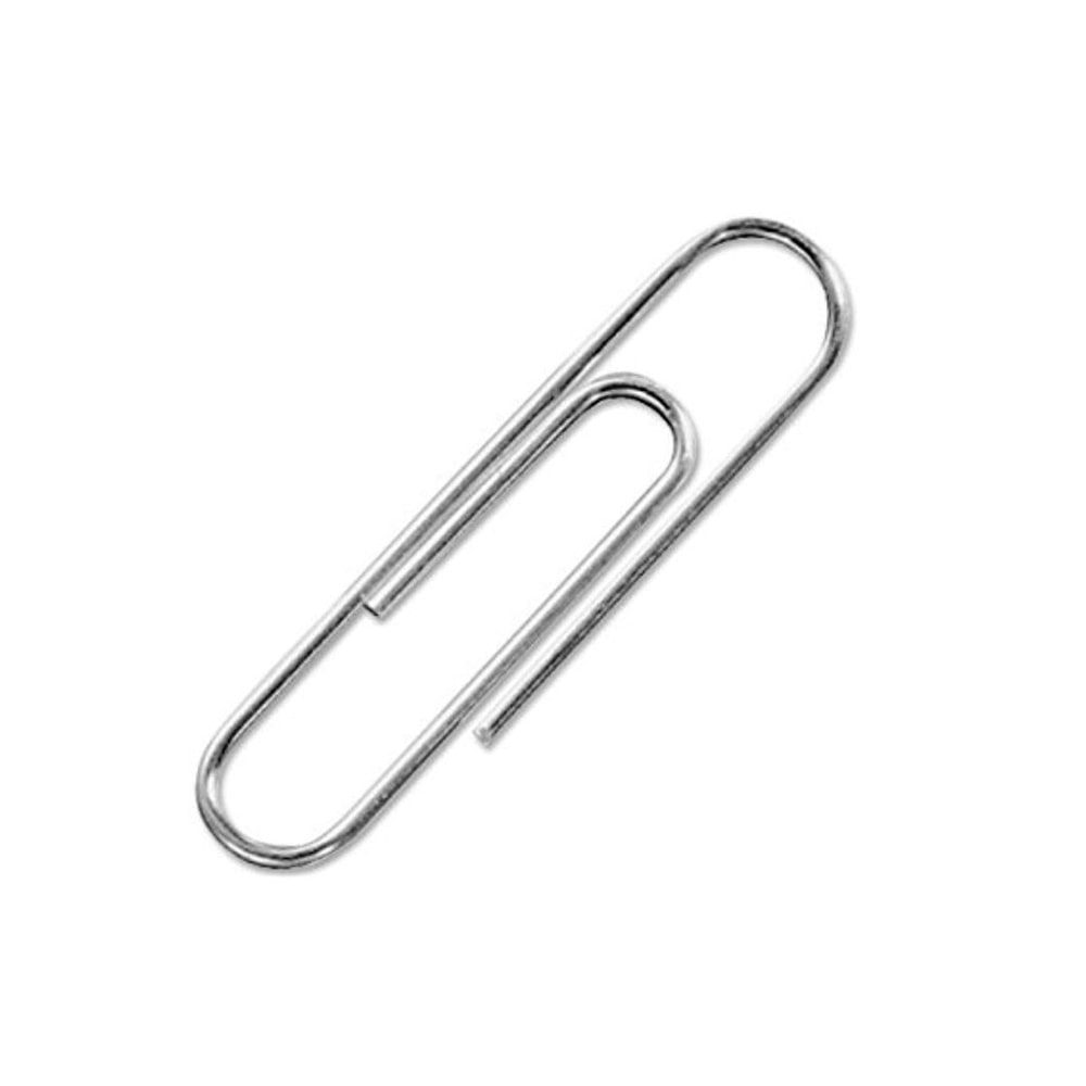 Clips Niquelados Q-Connect Nº3 43 Mm Caja De 100 Unidades