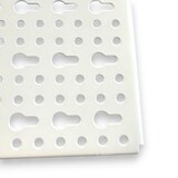 thumbnail of Pannello forato porta utensili da appendere a muro in acciaio 100x50 cm -  Blu