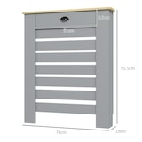 thumbnail of HOMCOM Copritermosifone con Cassetto 78x19x95.5cm Grigio