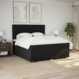 thumbnail of vidaXL Boxspringbett mit Matratze Schwarz 180x200 cm Stoff