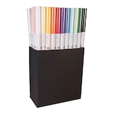 thumbnail of Clairefontaine 50x Farbiges, gerilltes Kraftpapier 65g, Display mit 50 Rollen 3x0,70m - Sortierung 95799C