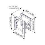 thumbnail of Vogels PFW 6875 Display Videowandmodul pop-out Hockformat