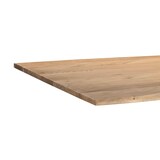 thumbnail of Esstisch Baumkante Massiv Akazie naturfarben 140 x 80 schwarz Butterfly-Gestell MICK