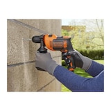 thumbnail of Black & Decker BEH710-QS Bohrmaschine 2800 RPM Schwarz, Orange
